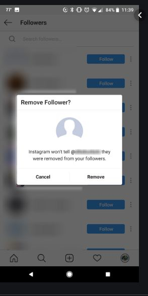 Remove-follower